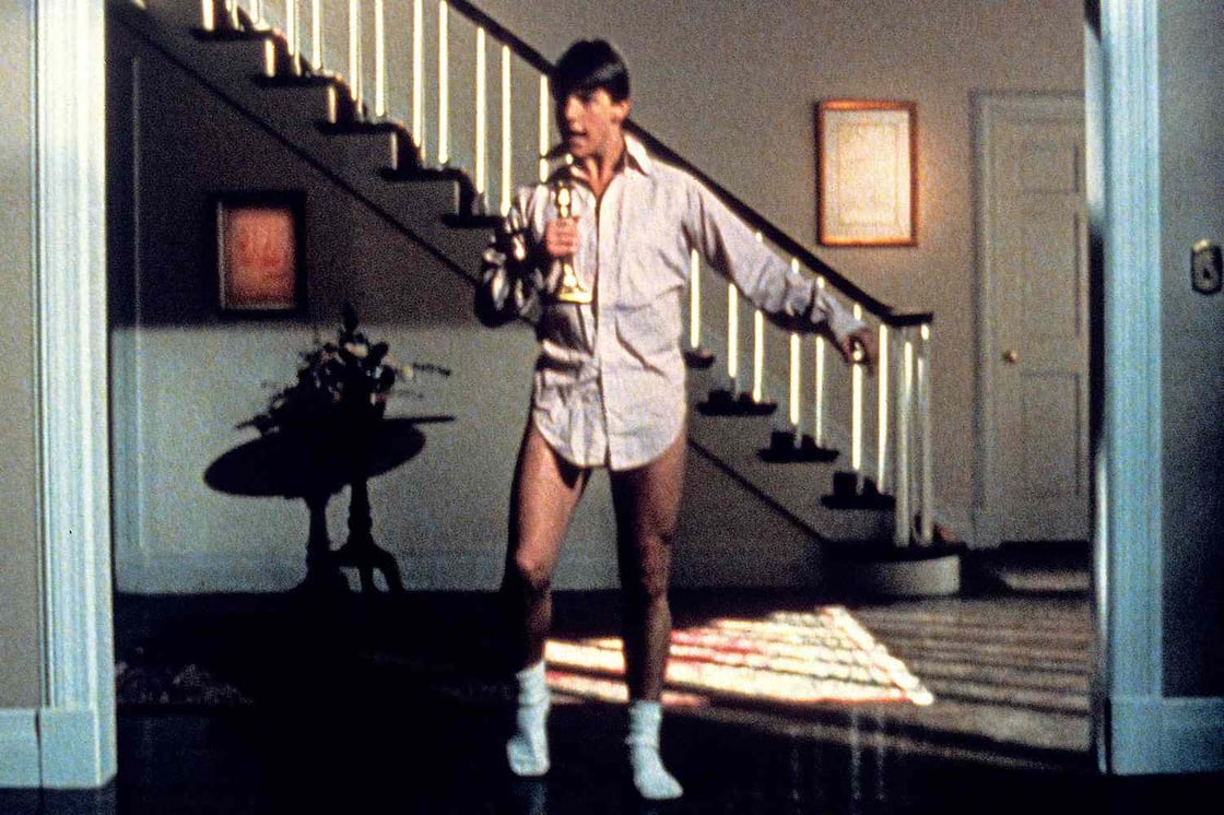 Tom Cruise dancing in Risky Business
